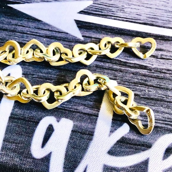 Authentic Tiffany & Co silver heart bracelet Vintage - Picture 2 of 10